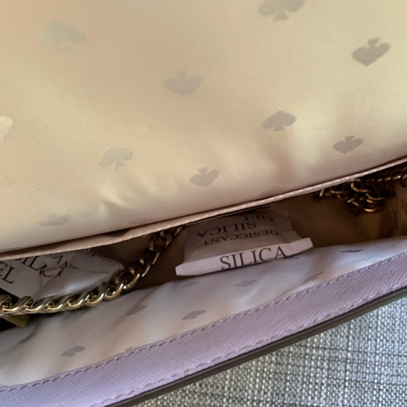 KATE SPADE CAMERON CHAIN LAVENDER CROSSBODY CLUTCH - Picture 10 of 15